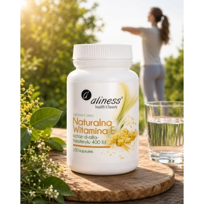 Naturalna Witamina E 400 IU 100 kapsułek